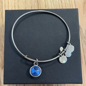 Alex & Ani Sapphire Charm Bracelet